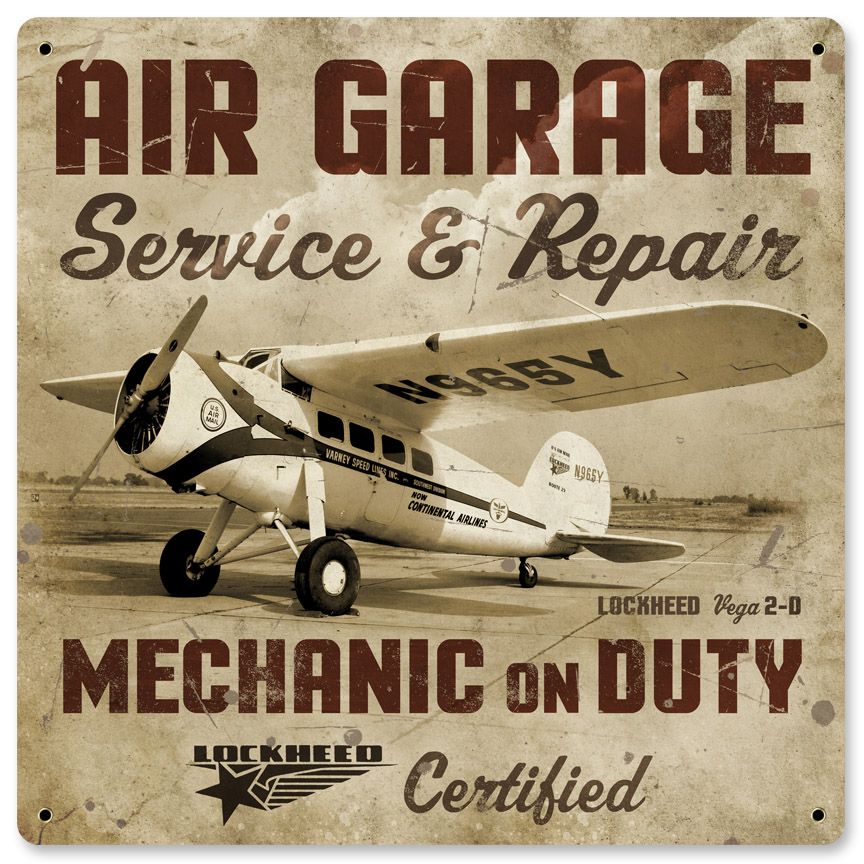 AIR GARAGE REPAIR Vintage Sign