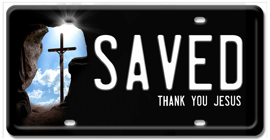 LP091 - Saved Tomb License Plate