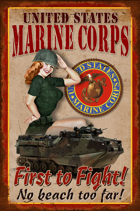MAR011 - USMC PIN UP