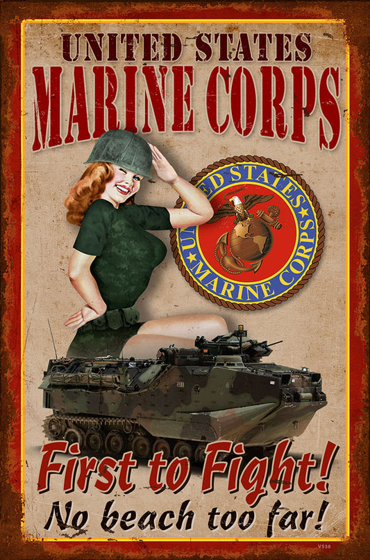 MAR011 - USMC PIN UP