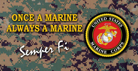 MAR019 - ONCE A MARINE SEMPER FI