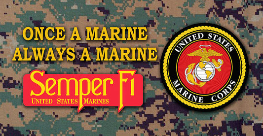 MAR020 - ONCE A MARINE SEMPER FI