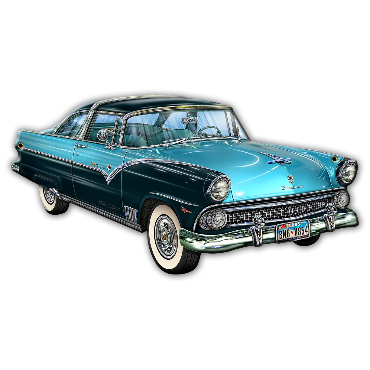 MFL098 - 1955 FORD CROWN VIC CUT OUT - PLASMA