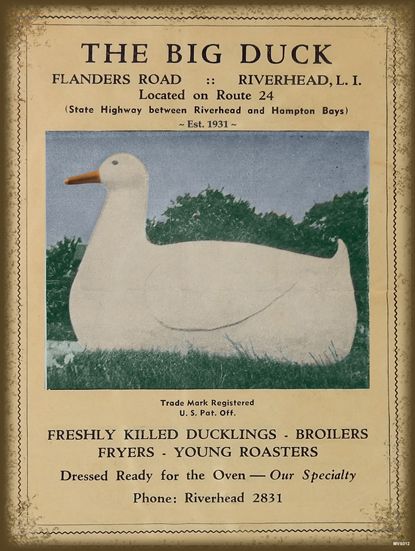 MVS012 - BIG DUCK MENU