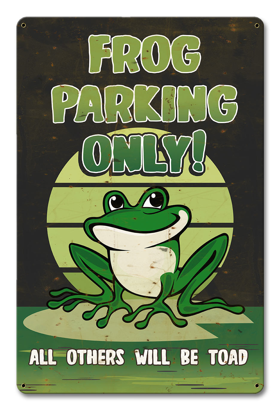 PTSB692 - Frog Parking Only Vintage