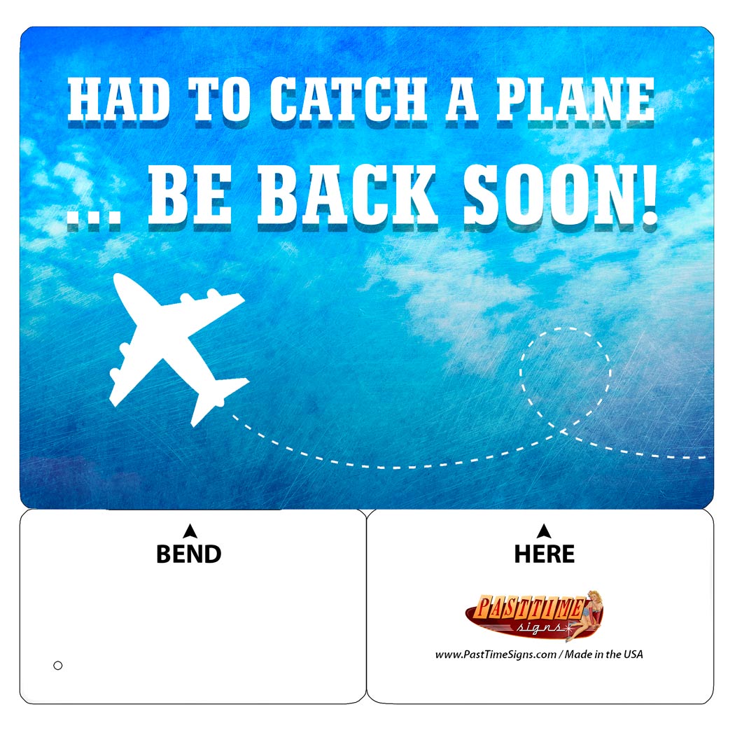 PTST737 - Catch A Plane Back Soon Topper