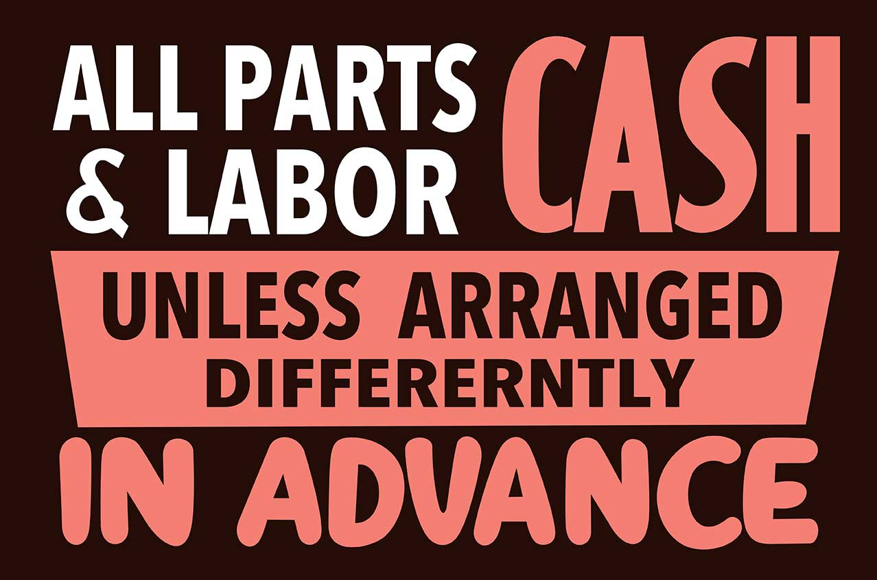 RR760 - CASH IN ADVANCE