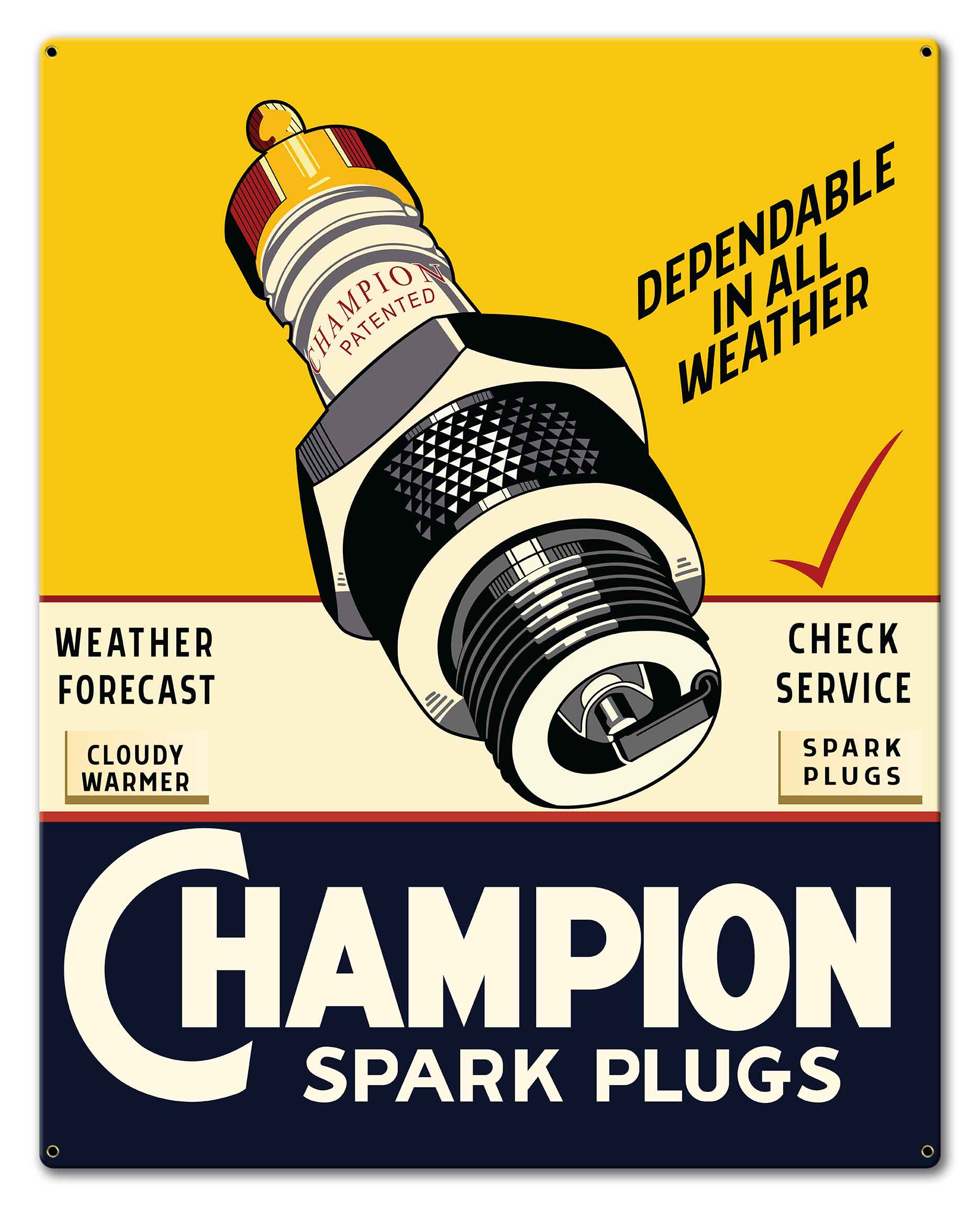 RR770 - CHAMPION SPARK PLUGS - PLASMA