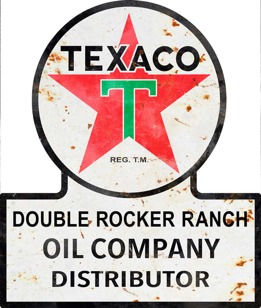 RR772 - TEXACO DISTRIBUTOR  - Personalized - PLASMA