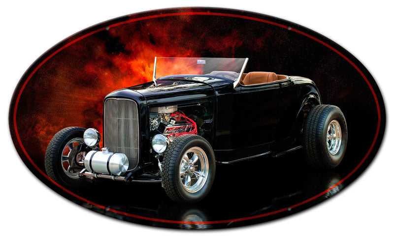 HIGH BOY ROADSTER OVAL Vintage Sign