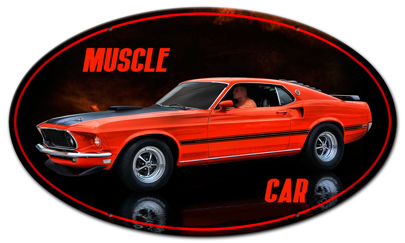 MUSCLE CAR Vintage Sign