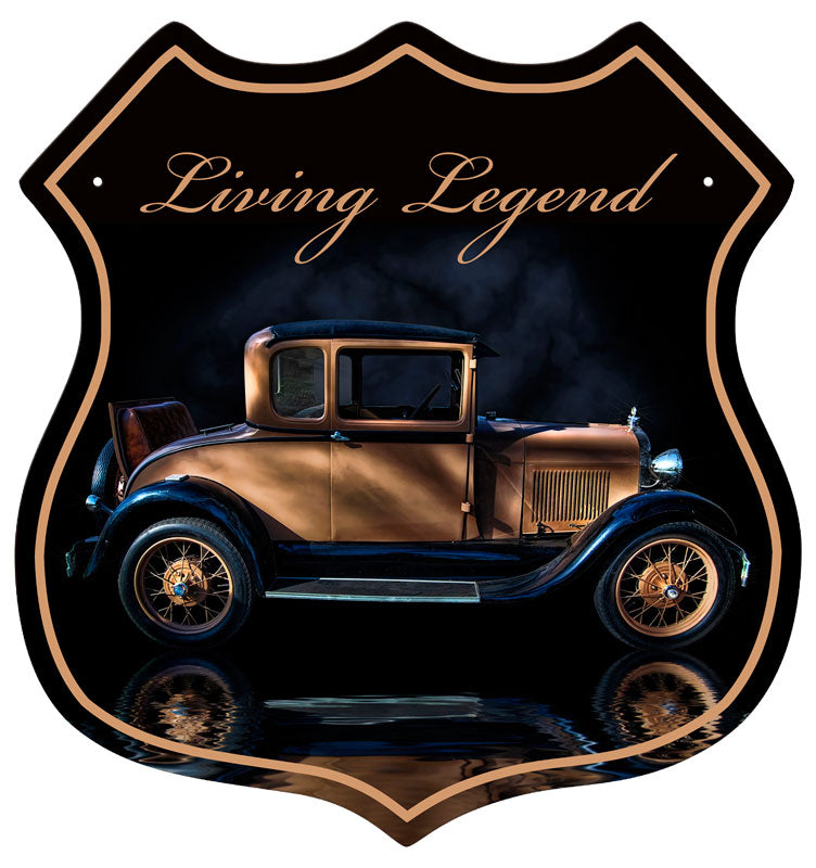 LIVING LEGEND Vintage Sign - PLASMA
