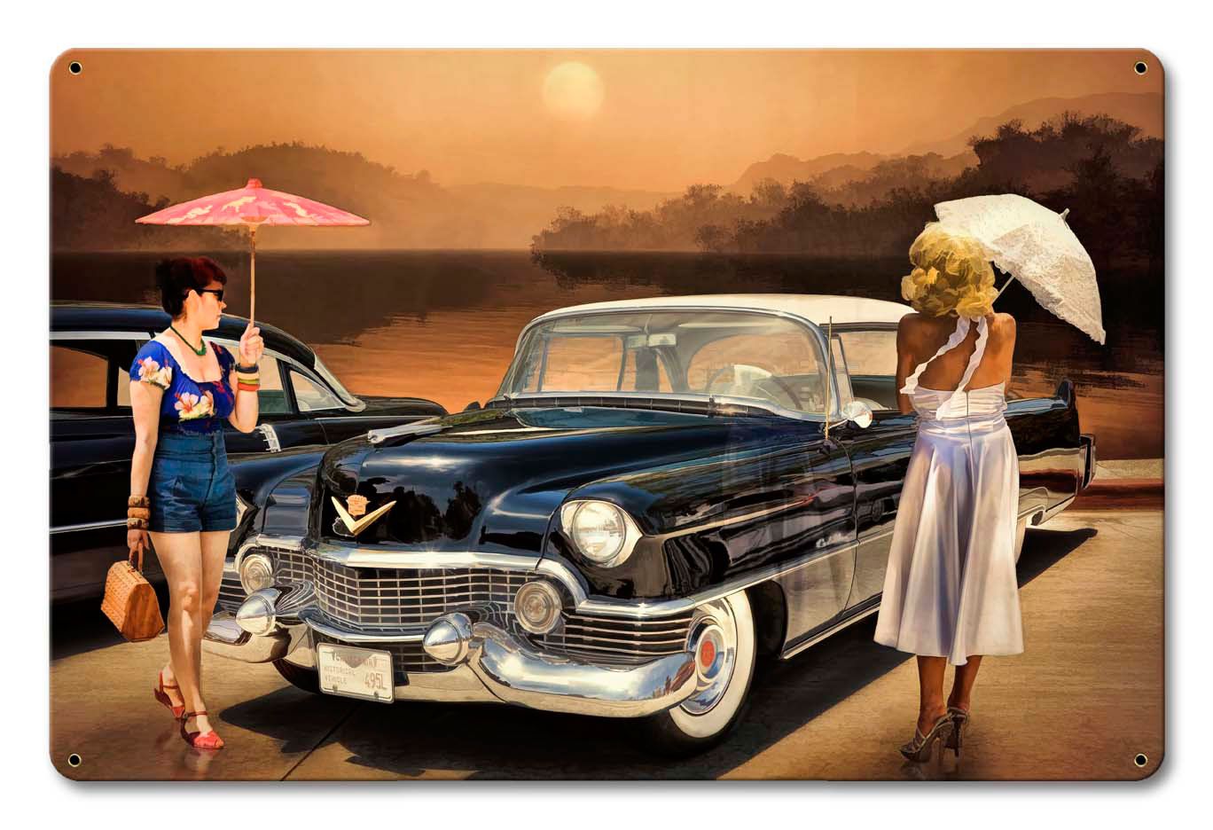 Women Love The Cadillac Philosophy Vintage Sign