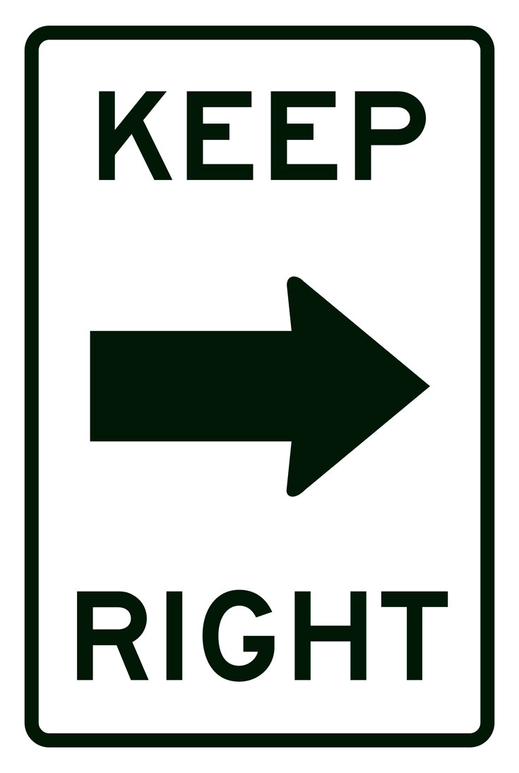 SCTA016 - KEEP RIGHT