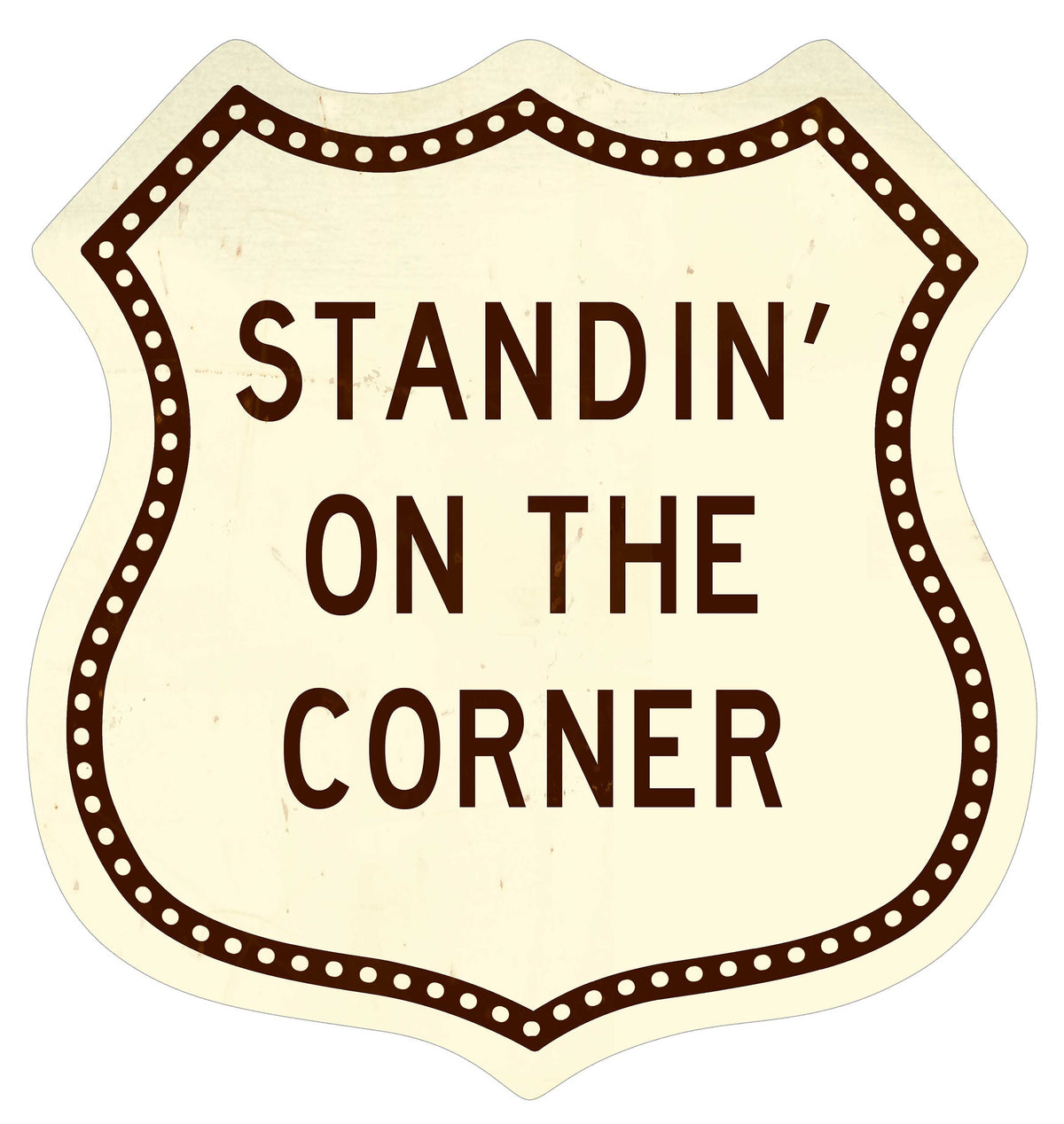 STD003 - STANDN CORNER ROADSIGN - PLASMA
