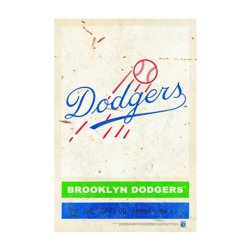 TPS005 - 12 x 18 - VINTAGE SIGN - 1955 BROOKLYN DODGERS....Requires #/49 Medallion