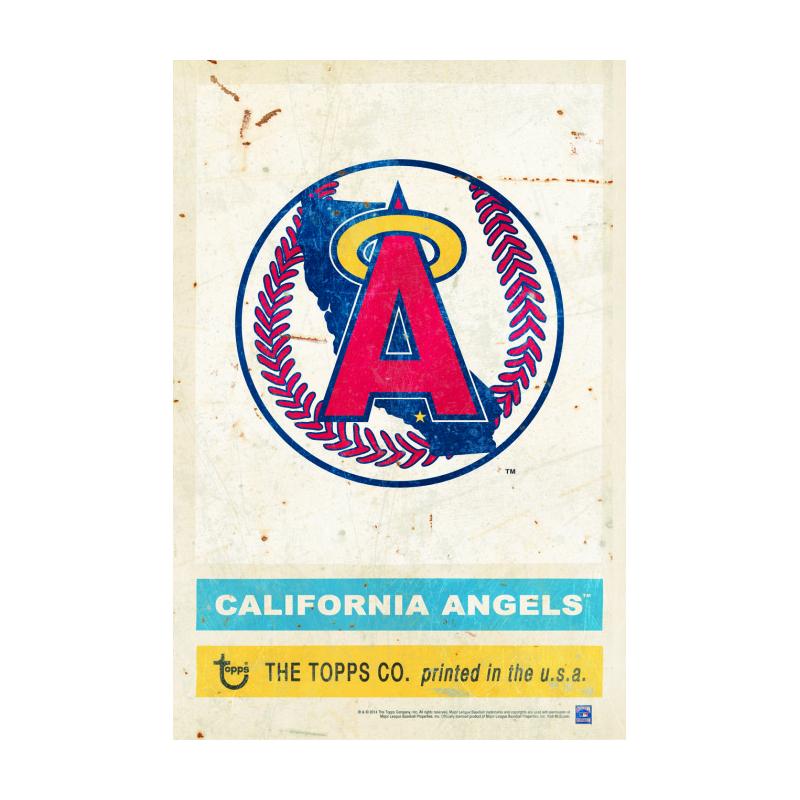 TPS006 - 12 x 18 1979 California Angels Vintage Sign....Requires #/49 Medallion