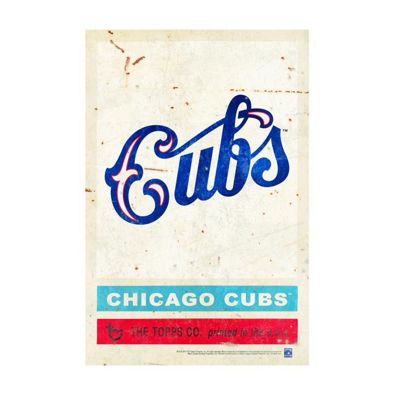 TPS007 - 12 x 18 - VINTAGE SIGN - 1931 CHICAGO CUBS....Requires #/49 Medallion