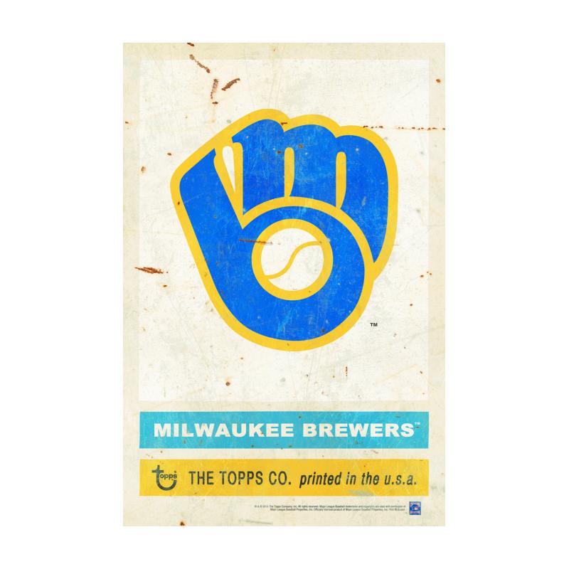 TPS021 - 12 x 18 - VINTAGE SIGN - 1982 MILWAUKEE BREWERS....Requires #/49 Medallion