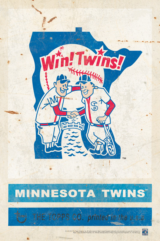 TPS022 - 12 x 18 1976 Minnesota Twins Vintage Sign....Requires #/49 Medallion