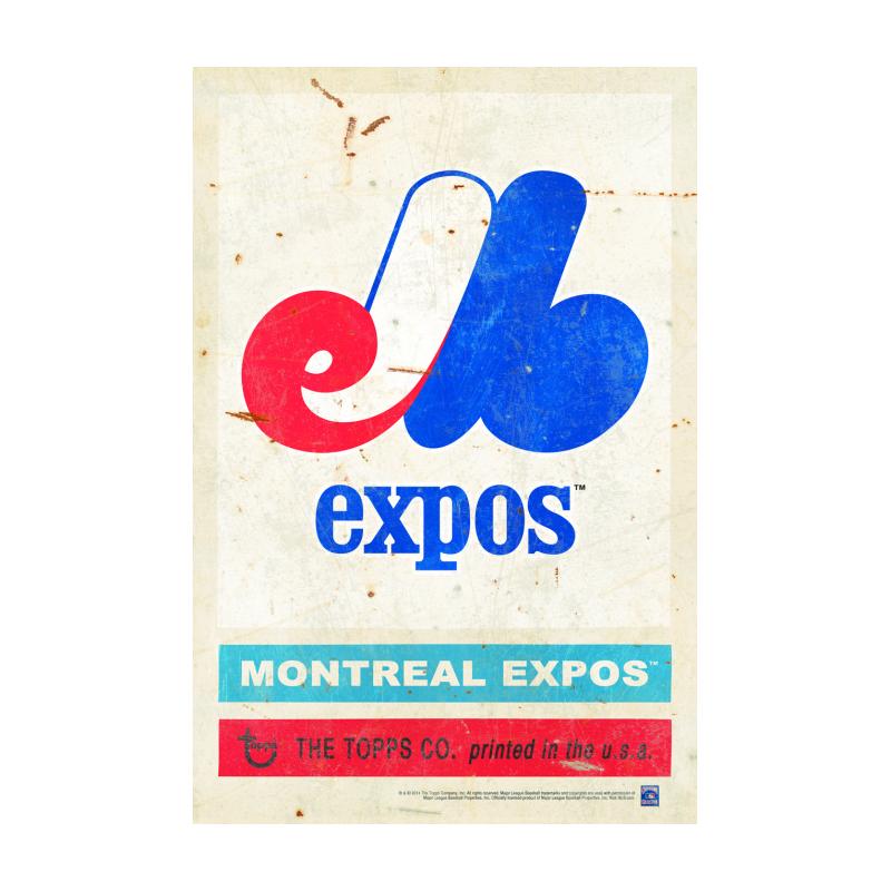 TPS023 - 12 x 18 1969 Montreal Expos Vintage Sign....Requires #/49 Medallion