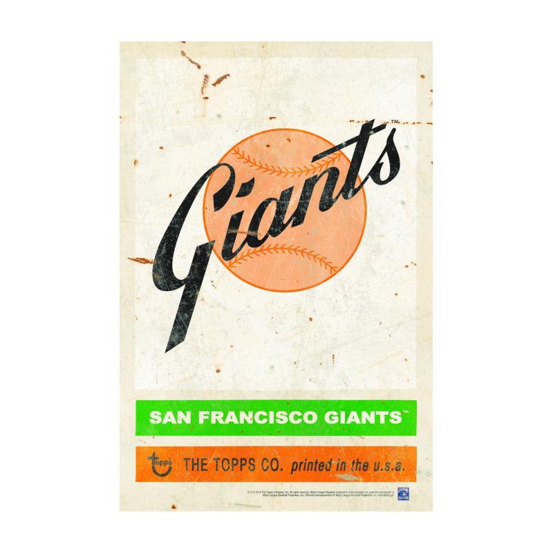 TPS031 - 12 x 18 - VINTAGE SIGN - 1973 SAN FRANCISCO GIANTS....Requires #/49 Medallion