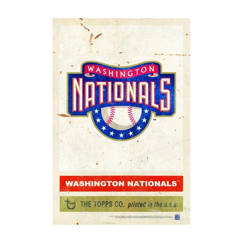 TPS038 - 12 x 18 2005 Washington Nationals Vintage Sign....Requires #/49 Medallion