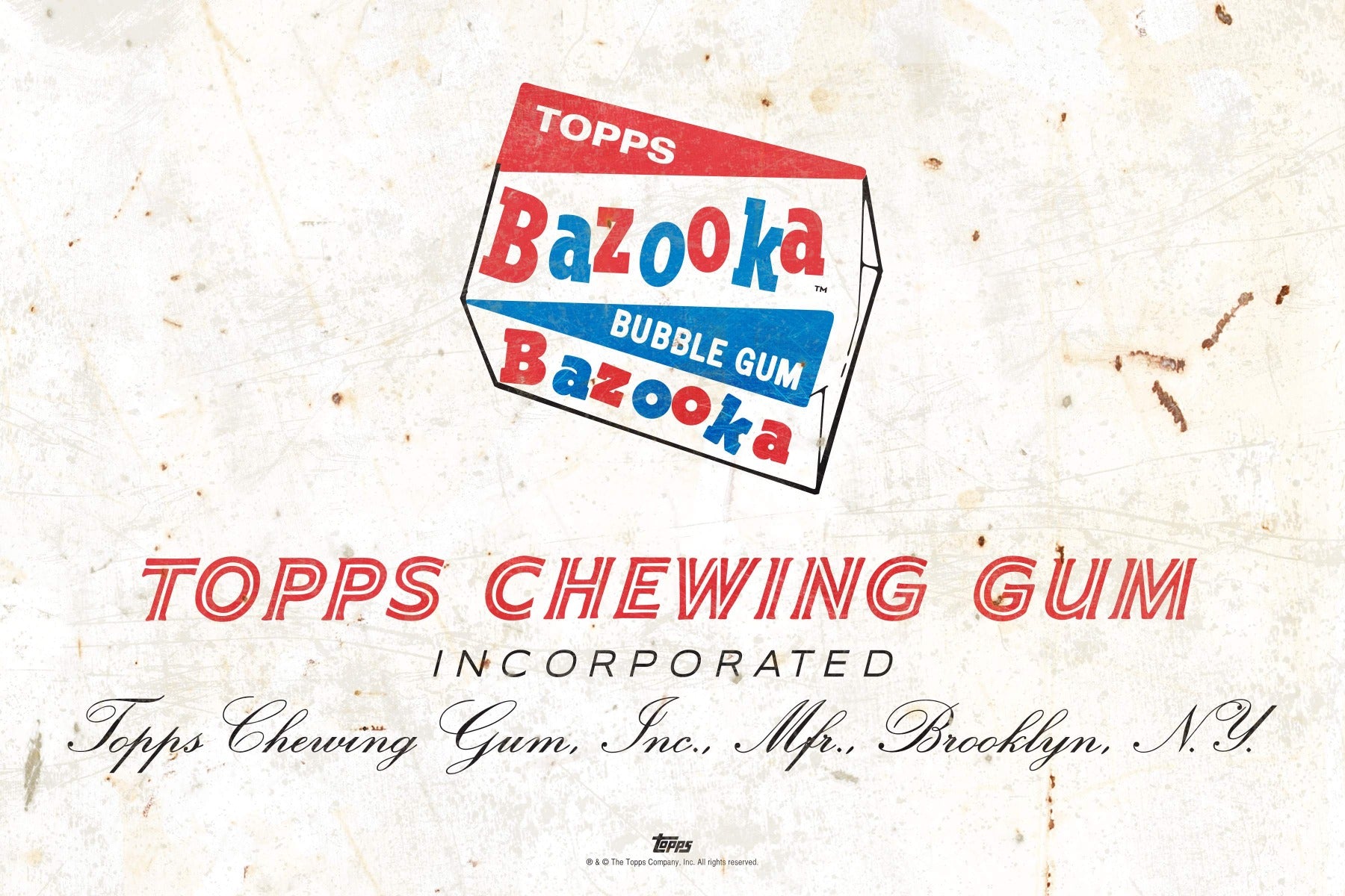 TPS045 - 18 X 12 VINTAGE SIGN - BAZOOKA