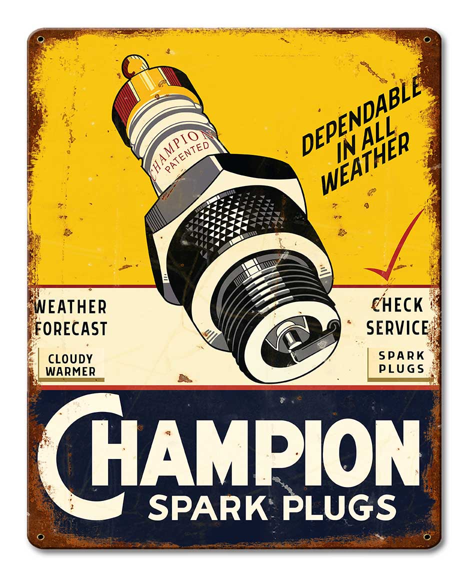 VCAN022 - CHAMPION SPARK PLUGS VINTAGE