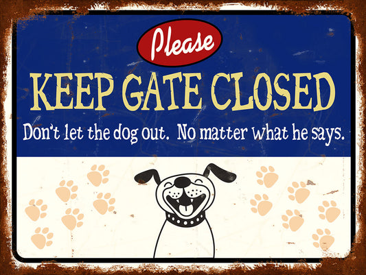 VCAN042 - KEEP GATE CLOSED