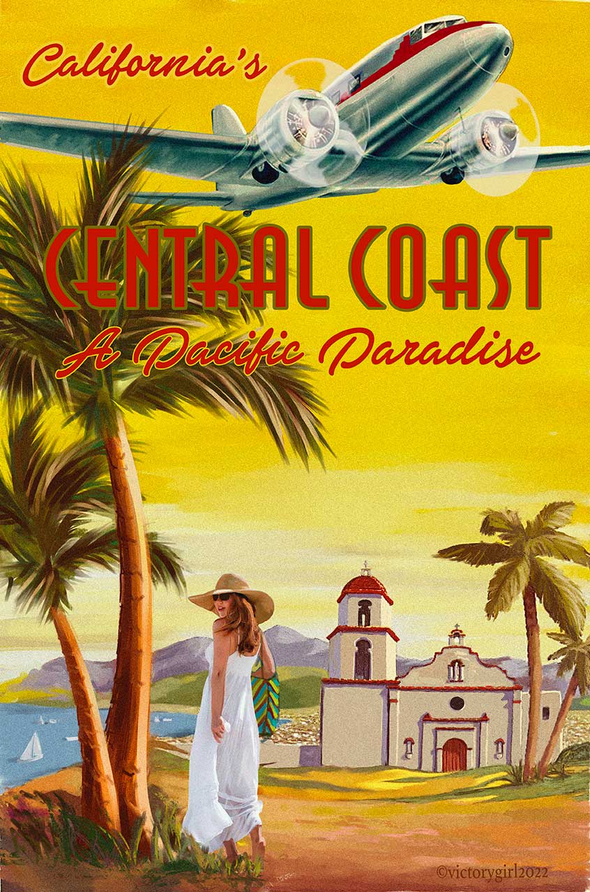 VG038 - CENTRAL COAST POSTER