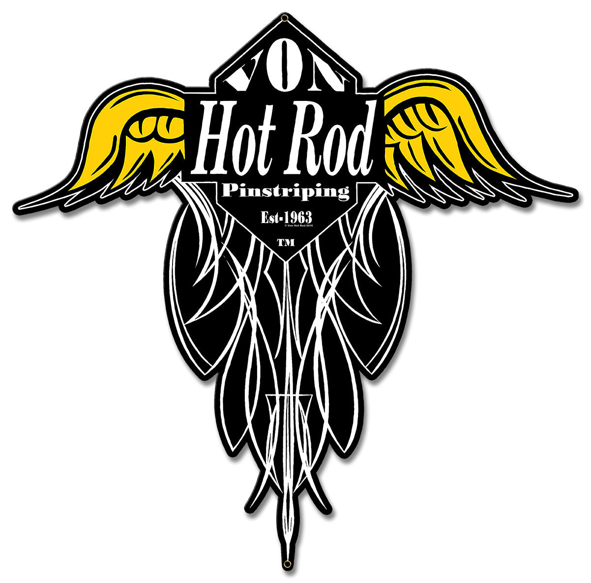 Von Hot Rod Wings Pinstriping - PLASMA