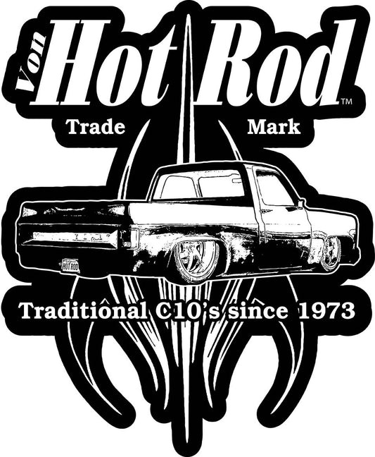 Von Hot Rod Trade Mark C10 13 x 16 Custom Shape - PLASMA