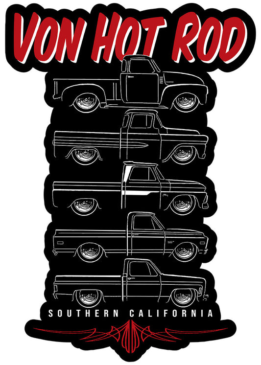 VHR087 - C-10 Sign 23a Stacked Trucks Pinstripe - PLASMA