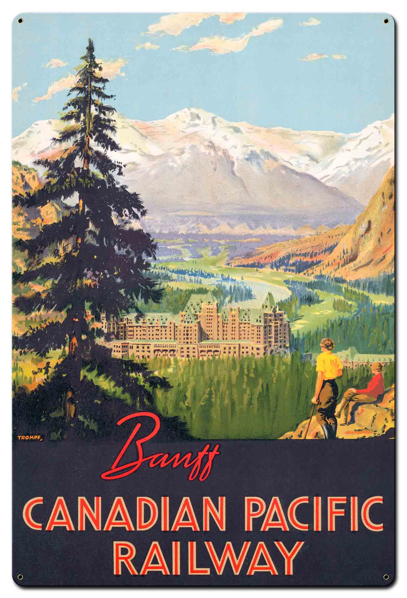 VTG429 - BANFF CANADIAN PACIFIC RAILWAY