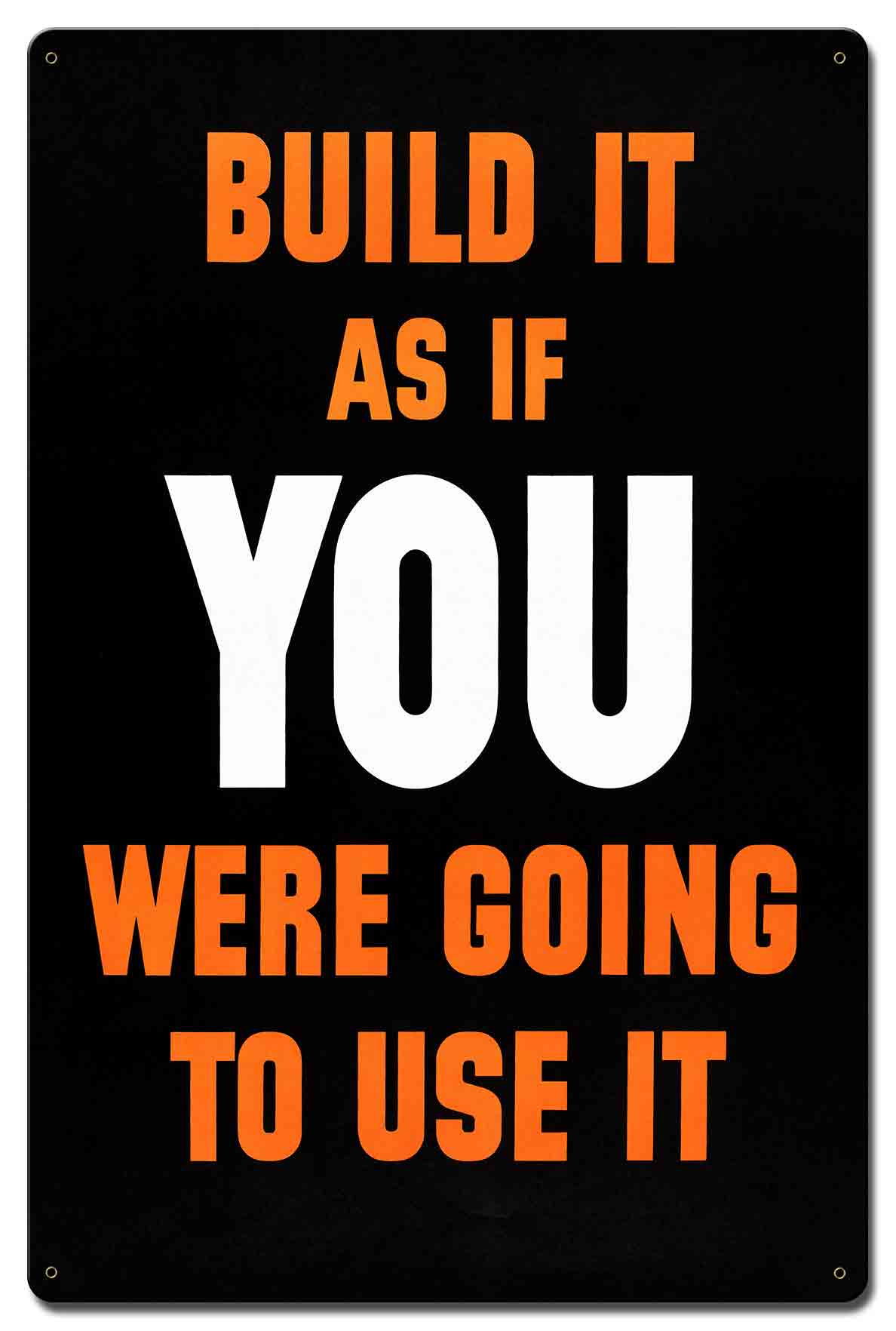 VTG537 - Build It As If You Use It