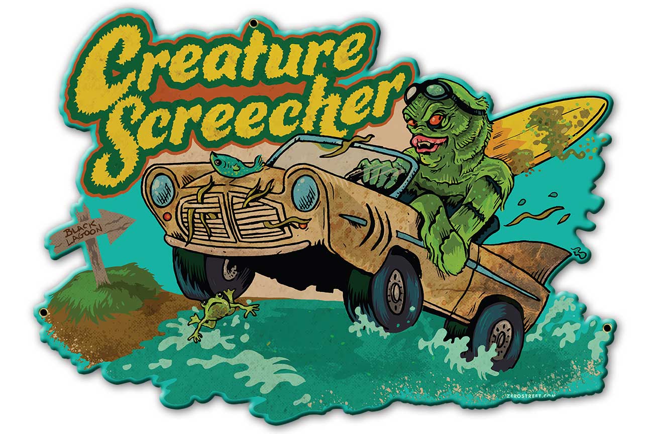 ZST098 - CREATURE SCREECHER CUTOUT - PLASMA