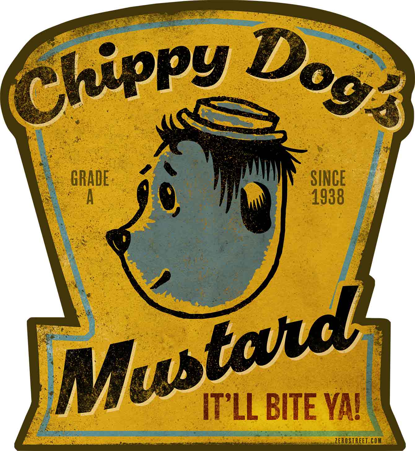 ZST118 - CHIPPY DOG MUSTARD