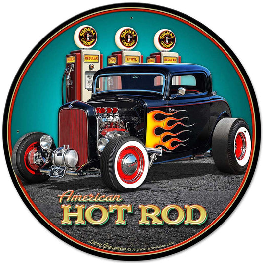 1932 Deuce Coupe Fill-up Vintage Sign