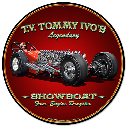 Tommy Ivo Dragster Vintage Sign