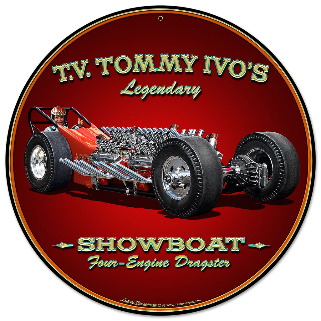Tommy Ivo Dragster Vintage Sign