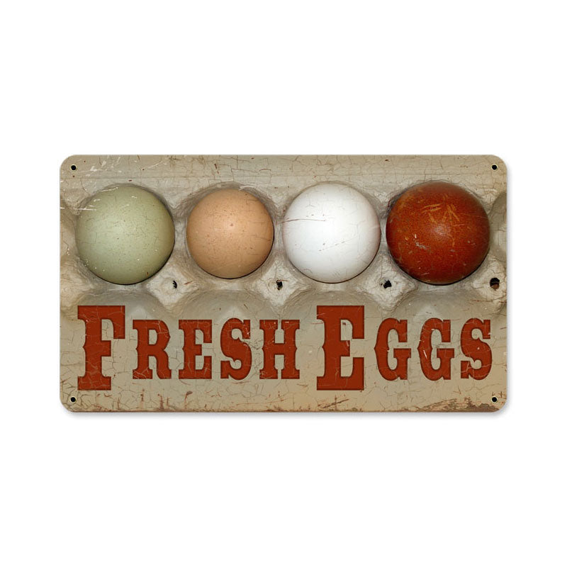 Fresh Eggs Vintage Sign