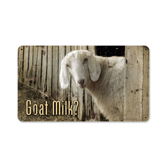 Goat Milk Vintage Sign