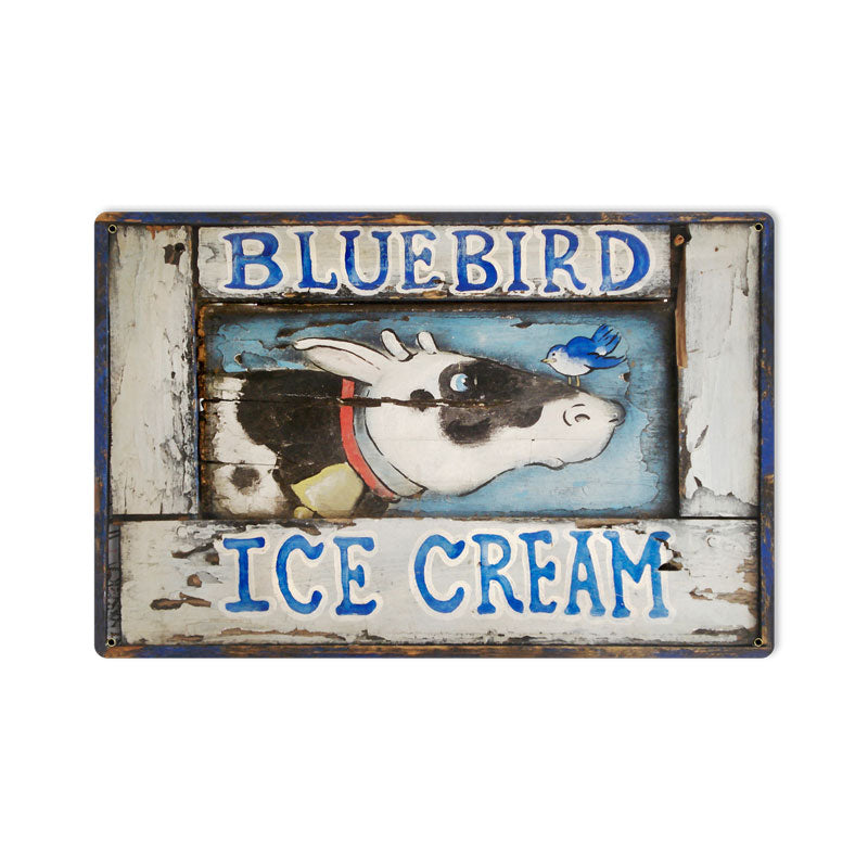 Blue Bird Ice Cream Vintage Sign