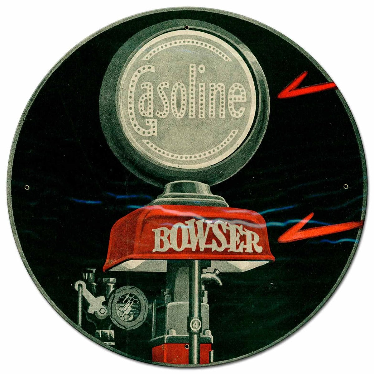 Bowser Gasoline Vintage Sign