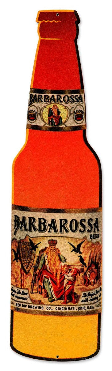 Barbarossa Beer Vintage Sign