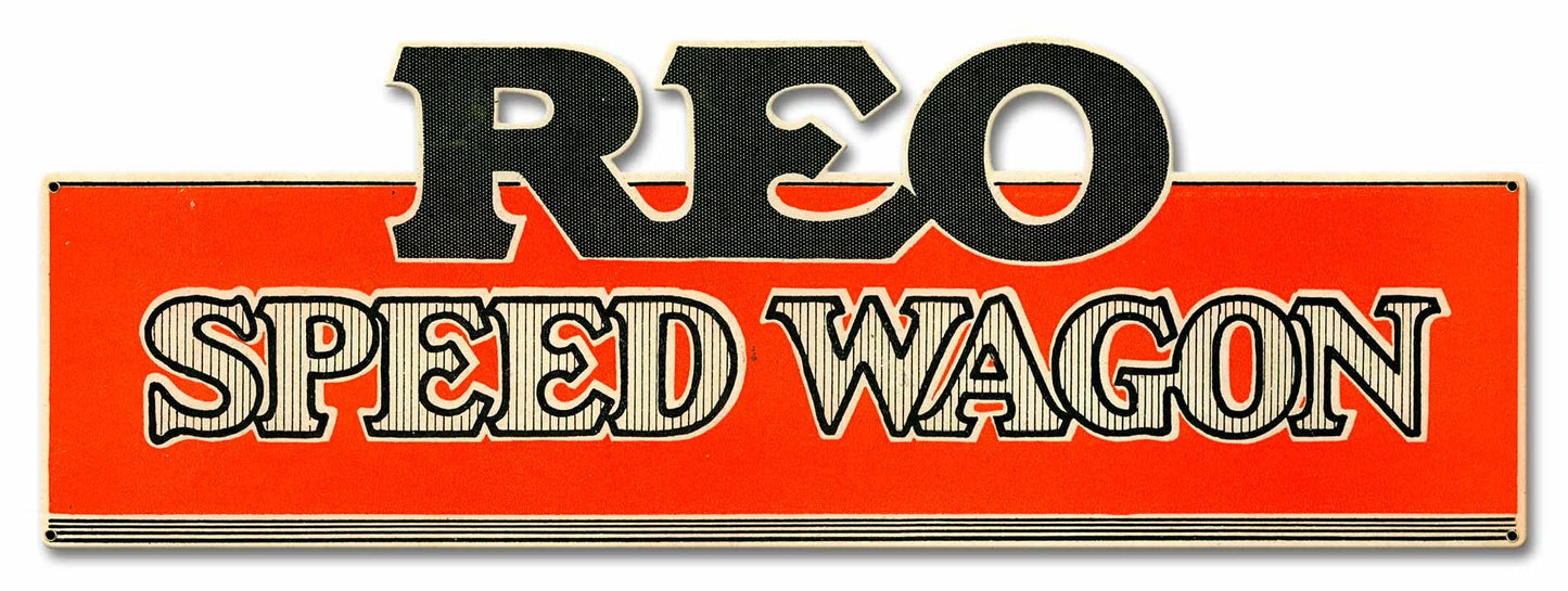 RED SPEED WAGON Vintage Sign