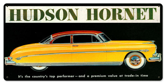 Hudson Hornet Vintage Sign