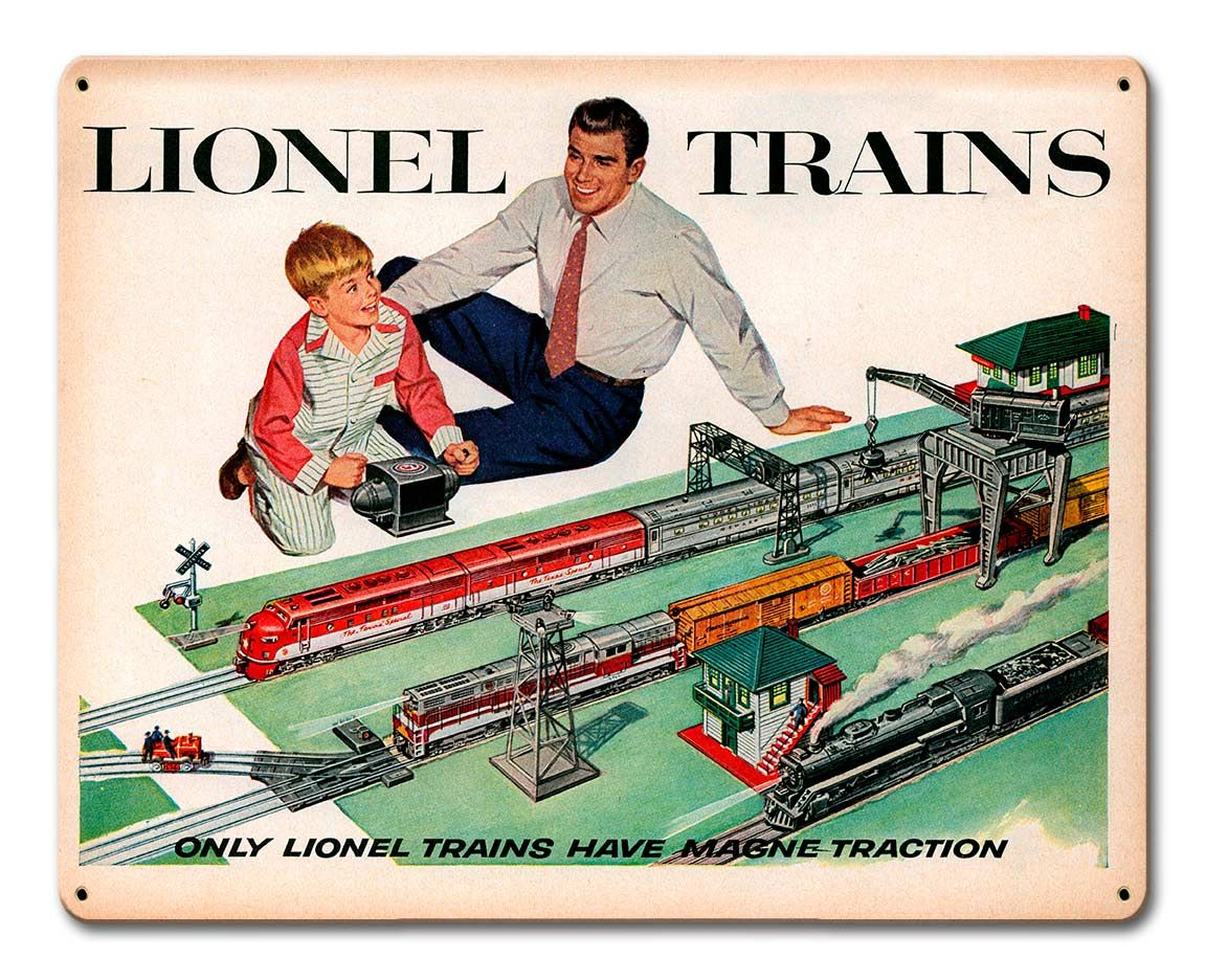 Lionel Trains Vintage Sign