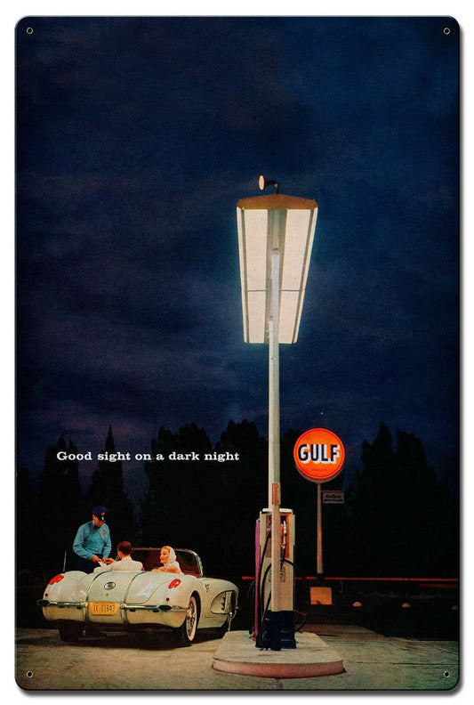 Gulf Gas Station Vintage Sign